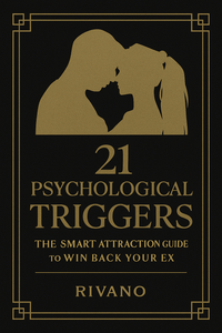 Cover of '21 Psychological Triggers: The Smart Attraction Guide to Win Back Your Ex' featuring the Ex Attraction Blueprint.