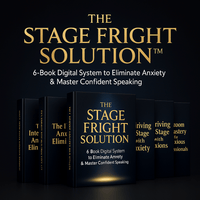 The Stage Fright Solution™ - 6-Book Digital System to Eliminate Anxiety & Master Confident Speaking