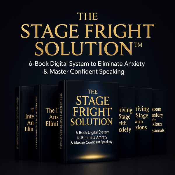 The Stage Fright Solution Overcome Fear & Speak Confidently