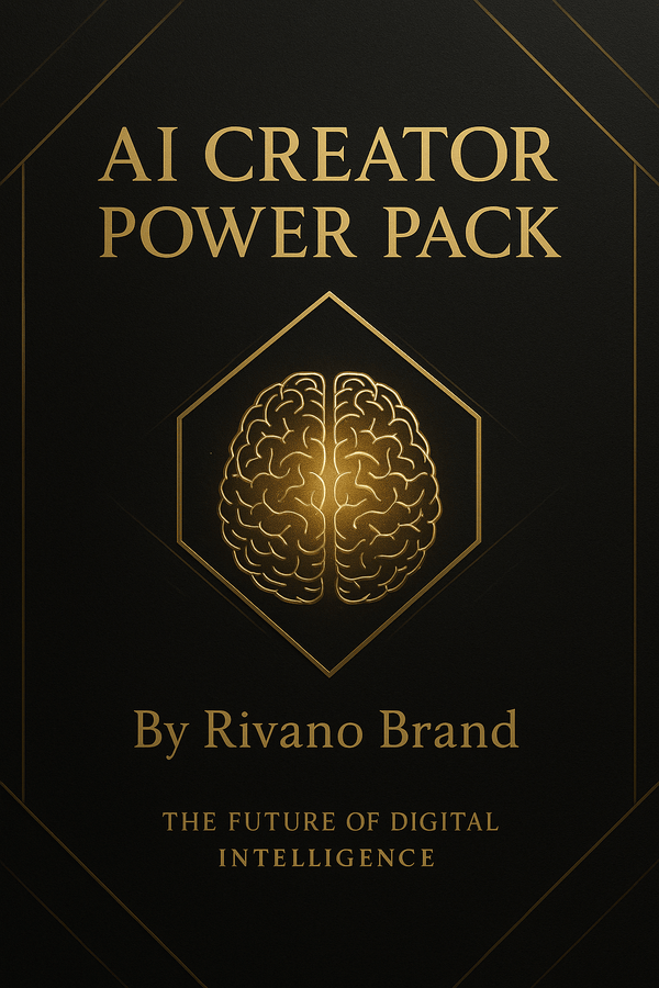 AI Creator Power Pack™ — Master the Future of Digital Intelligence Unlock your creative dominance with the ultimate AI toolkit built for modern creators, entrepreneurs, and digital innovators.