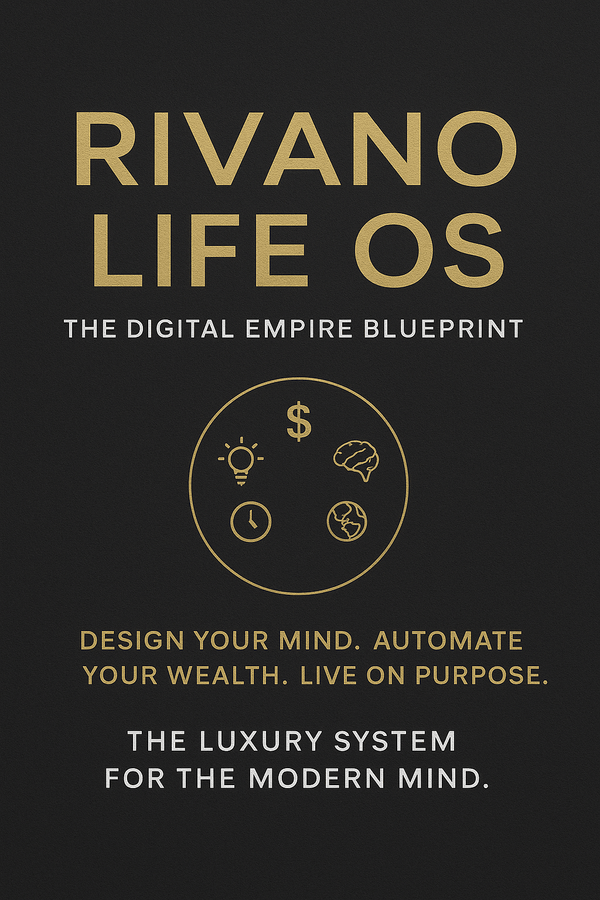 Rivano Life OS – The Digital Empire Blueprint | Design Your Perfect System for Life, Work & Freedom