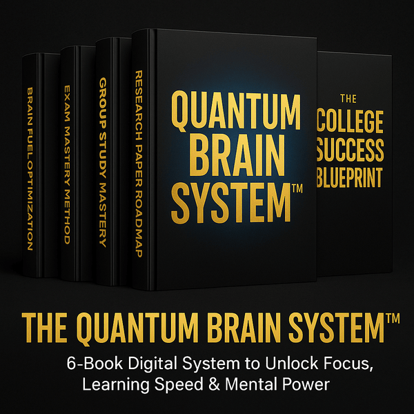 The Quantum Brain System – Boost Focus, Memory & Learning