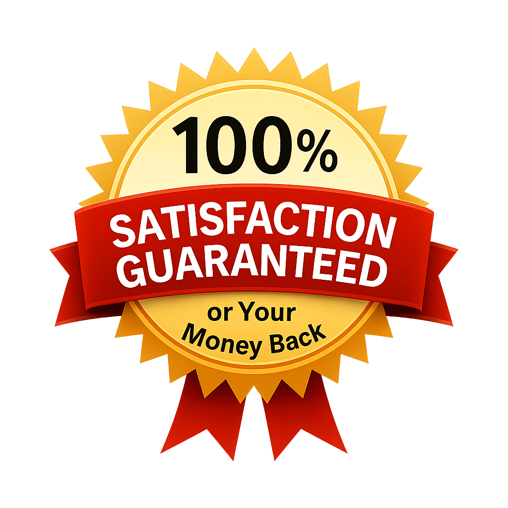 ضمان استرجاع الأموال 100%